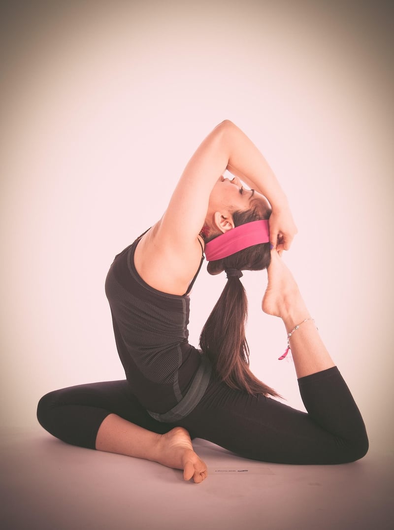 Yoga pose for core strength
